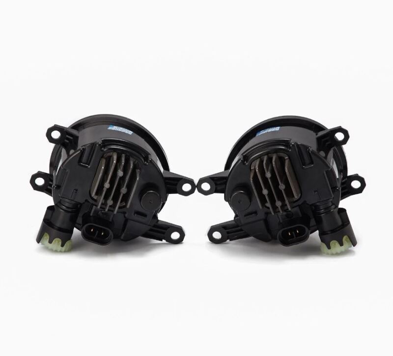 AlphaRex dual color LED projector fog lights for Toyota, Lexus, and Scion, featuring white and amber lighting options.