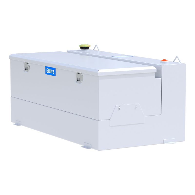 UWS White 100-Gallon Steel-Aluminum Combo Transfer Tank Model ST-100-COMBO-W