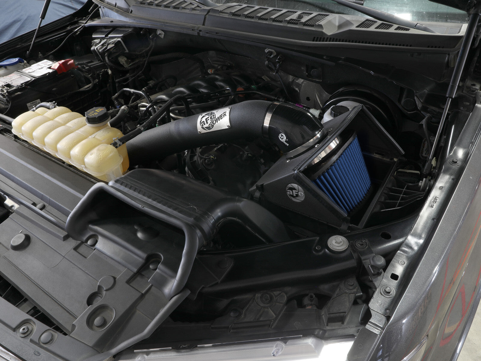 Rapid Induction Cold Air Intake System w/ Pro 5R Filter Ford F-150 15-20 V8-5.0L aFe Power