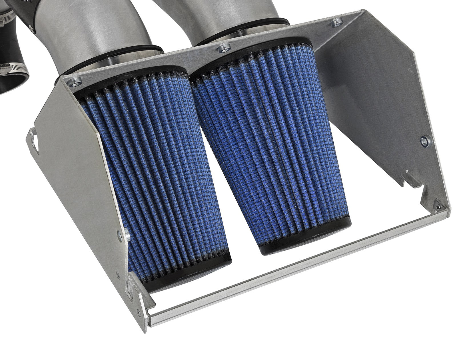 Rapid Induction Cold Air Intake System w/ Pro 5R Filter Brushed Ford F-150/Raptor 17-20 V6-3.5L (tt)/Expedition 18-21 V6-3.5L (tt) aFe Power