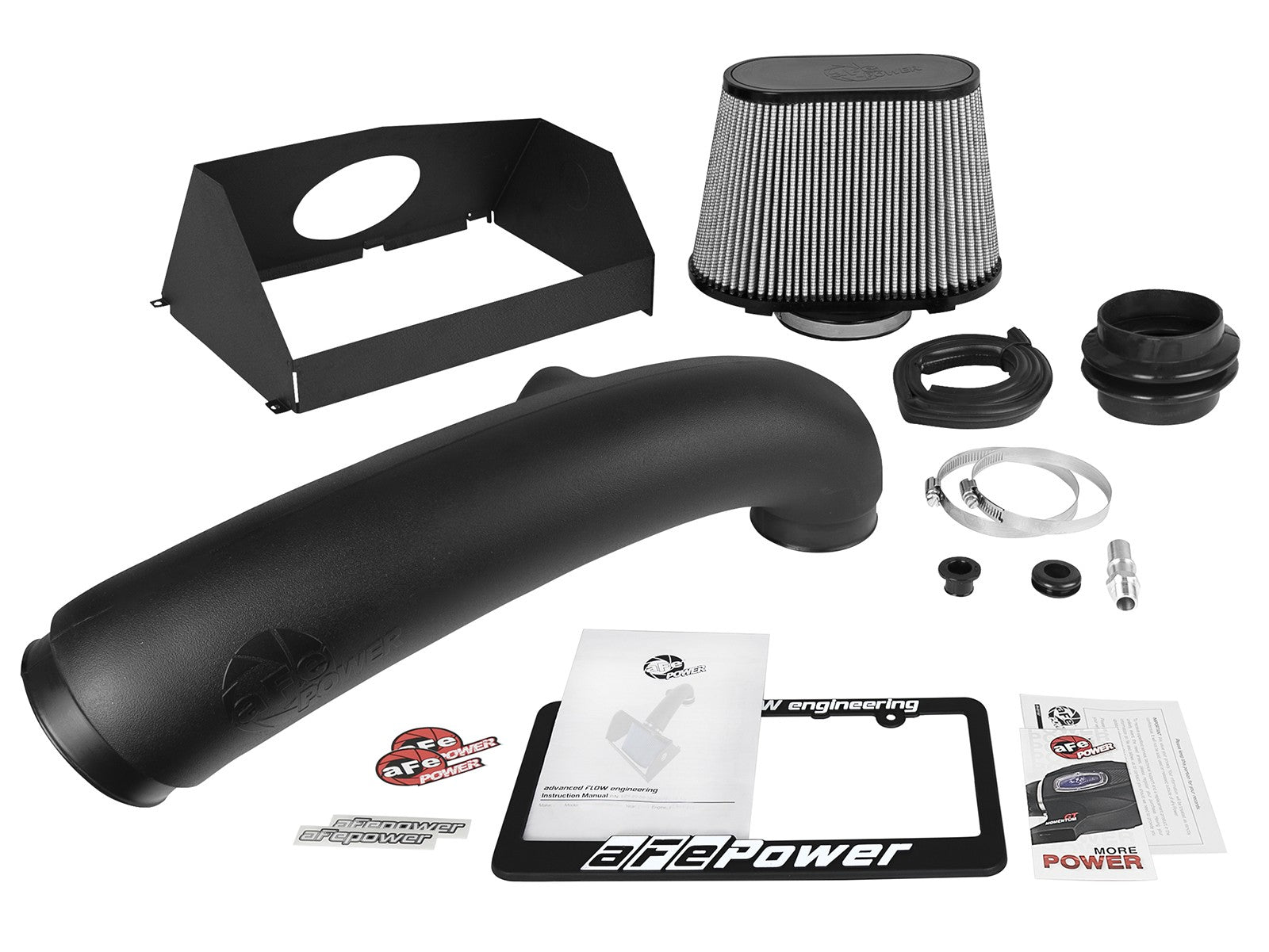 Rapid Induction Cold Air Intake System w/ Pro Dry S Filter Ram 1500 (Dt) 19-26 V8-5.7L Hemi aFe Power