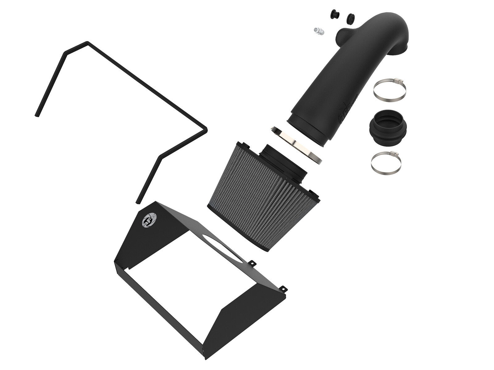 Rapid Induction Cold Air Intake System w/ Pro Dry S Filter Ram 1500 (Dt) 19-26 V8-5.7L Hemi aFe Power