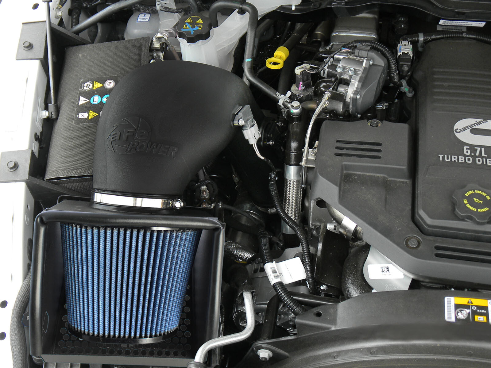 Rapid Induction Cold Air Intake System w/ Pro 5R Filter Ram Diesel Trucks 13-18 L6-6.7L (td) aFe Power