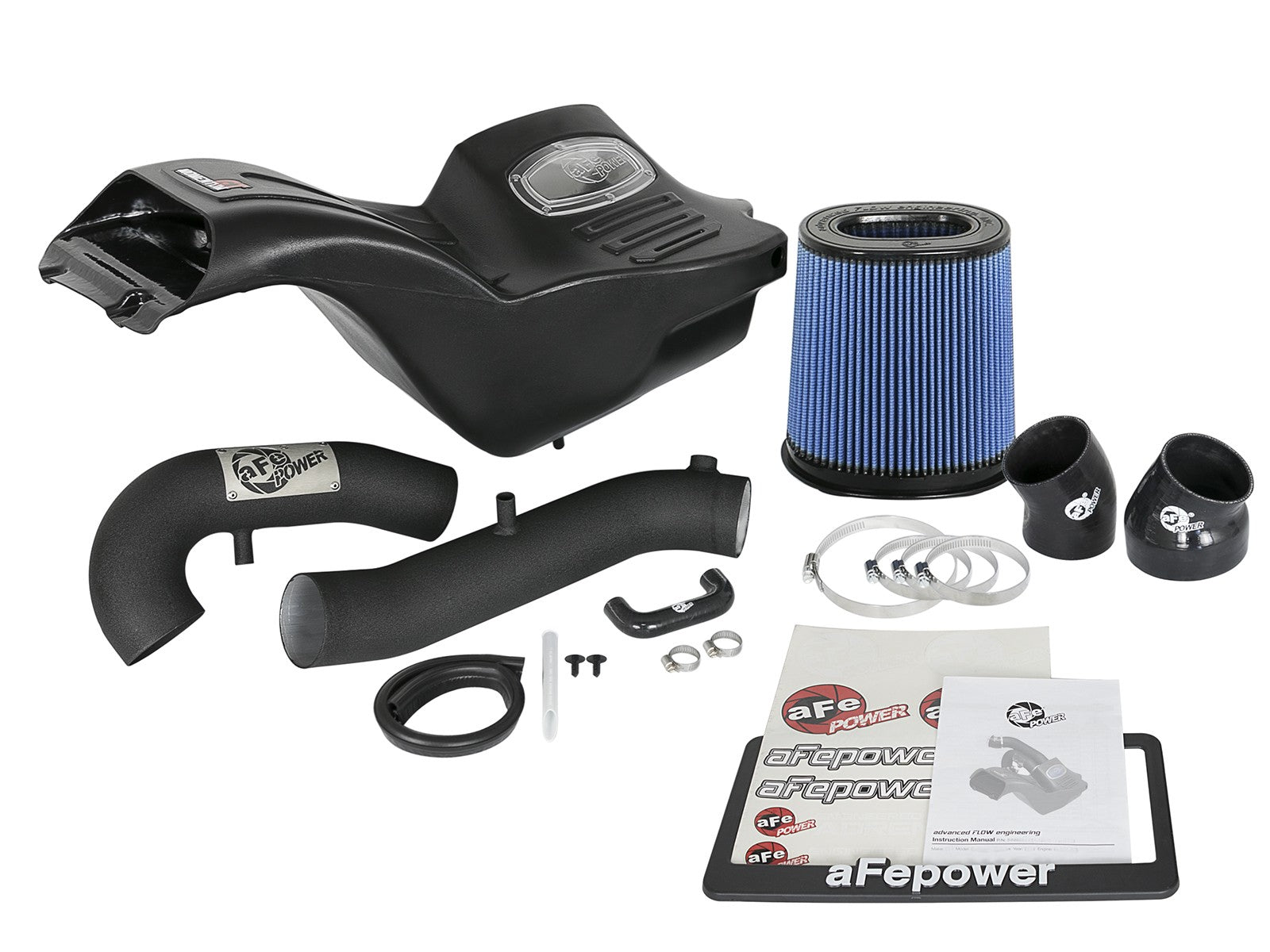 Momentum Xp Cold Air Intake System w/ Pro 5R Filter Ford F-150 Raptor 17-20 V6-3.5L (tt) aFe Power