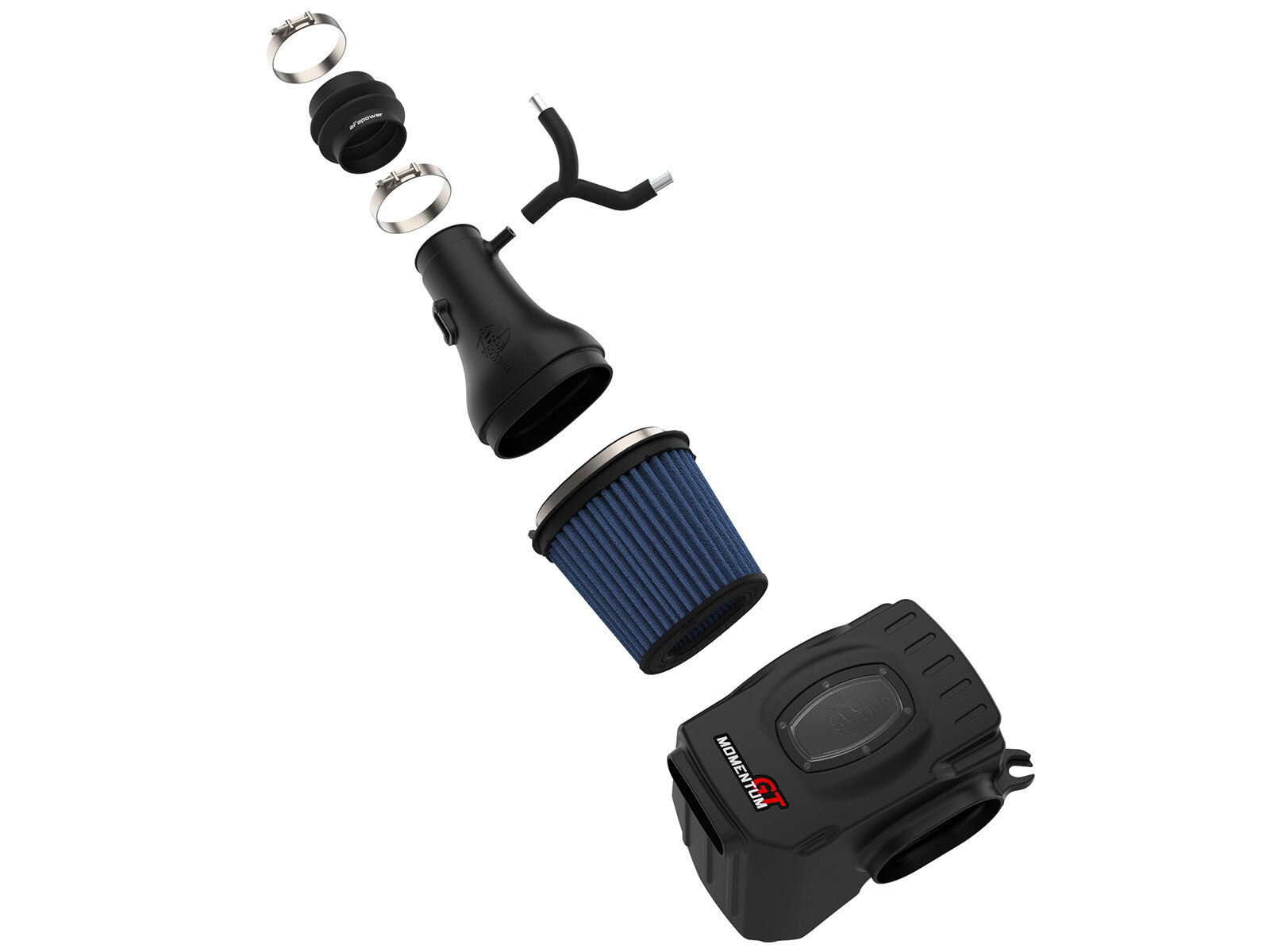 Momentum GT Cold Air Intake System w/ Pro 5R Filter Nissan Titan 17-24 V8-5.6L aFe Power