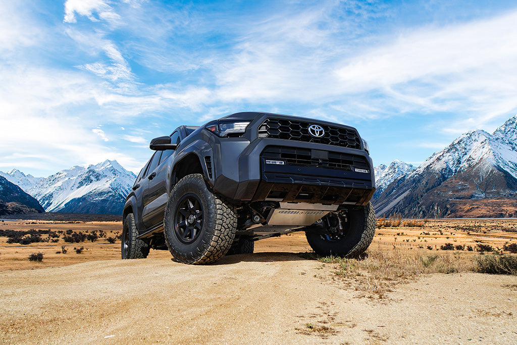 2022-2025 Toyota Tundra 2023-2025 Toyota Sequoia 2024-2025 Toyota Tacoma 2024 Toyota Land Cruiser 250 Series 2024 Lexus GX550 2025 Toyota 4Runner Rear Billet Upper Link Kit Gold Anodizing Icon Vehicle Dynamics