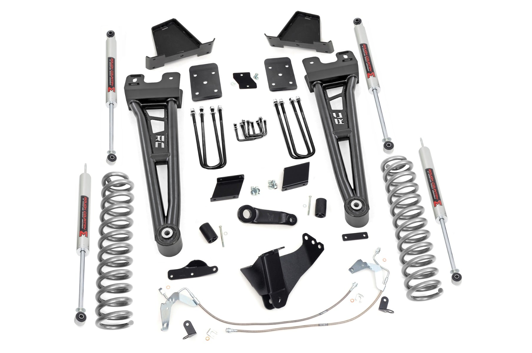 6 Inch Lift Kit Diesel Radius Arm M1 No OVLD Ford F-250 Super Duty 4WD (11-14) Rough Country
