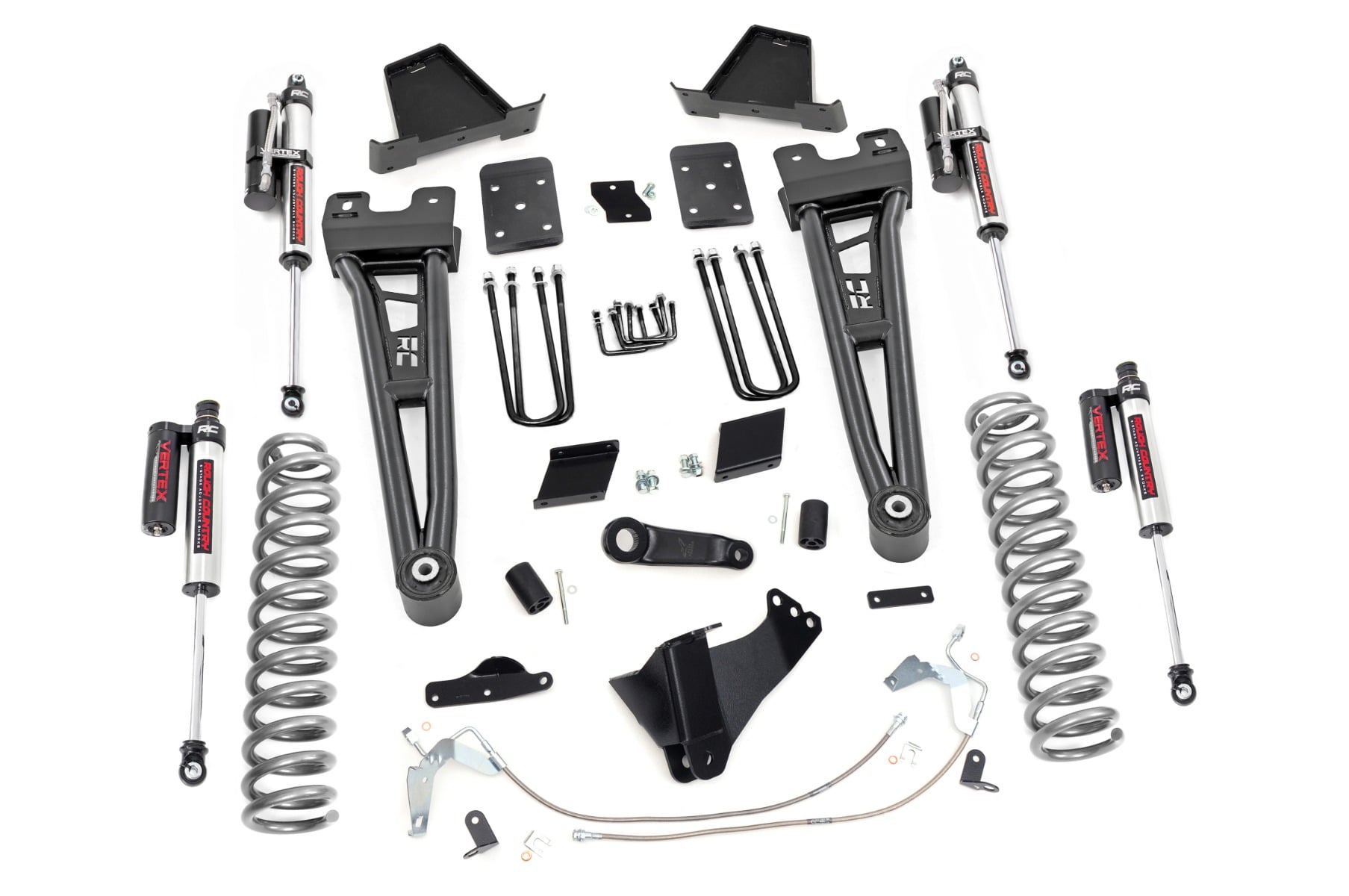 6 Inch Lift Kit Diesel Radius Arm Vertex No OVLD Ford F-250 Super Duty (11-14) Rough Country
