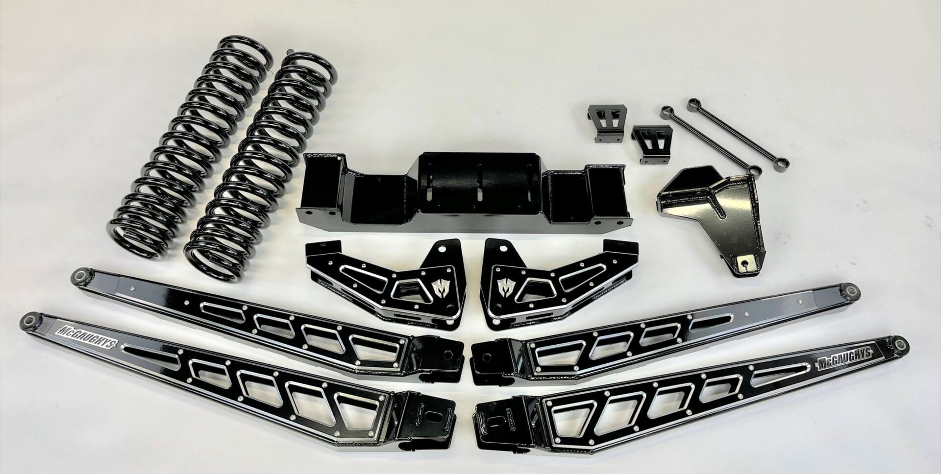 10 Inch Premium Lift Kit with 4-Link 2019-2024 Dodge Ram 2500 4WD Raw Finish