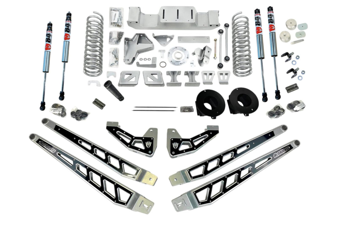 McGaughy's 6 Inch Premium Lift Kit 2019-2024 Dodge Ram 2500 4-Link Kit 4WD with Rear Air Suspension