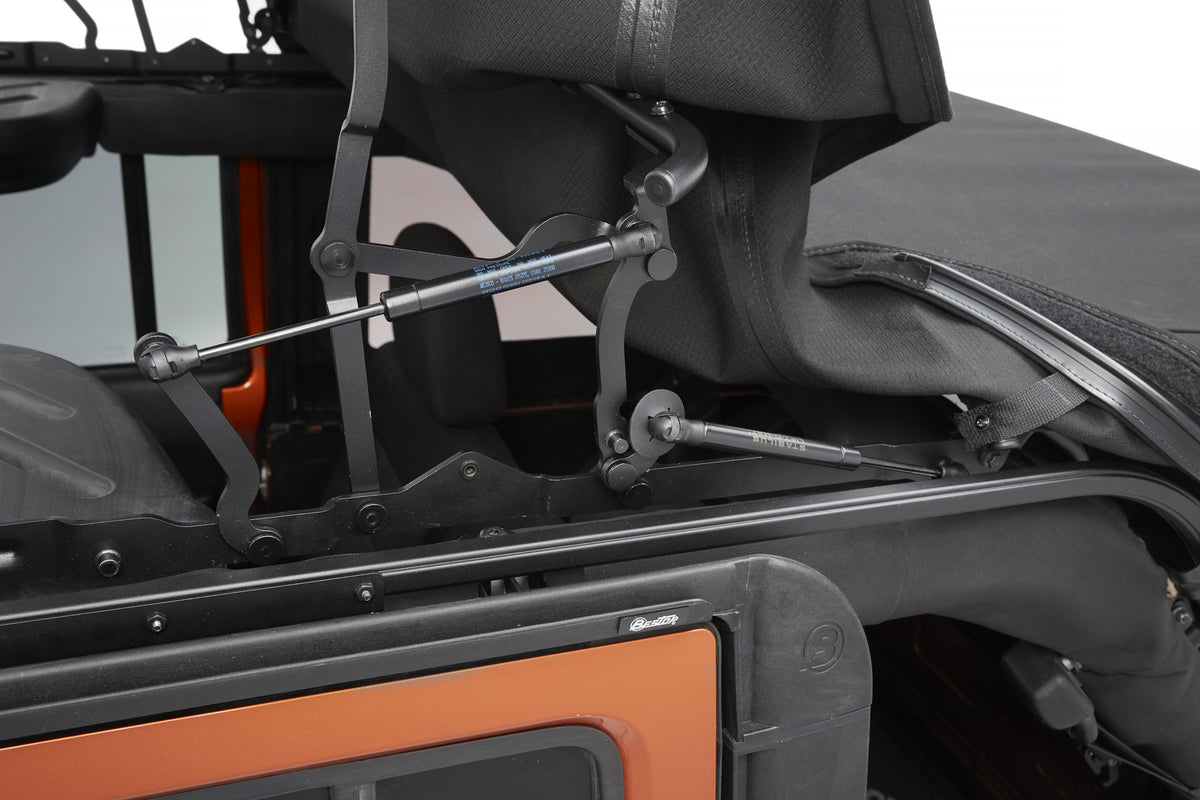 Supertop Ultra Squareback Soft Top For Jeep 2007-2018 Wrangler JK 4 Door Black Bestop