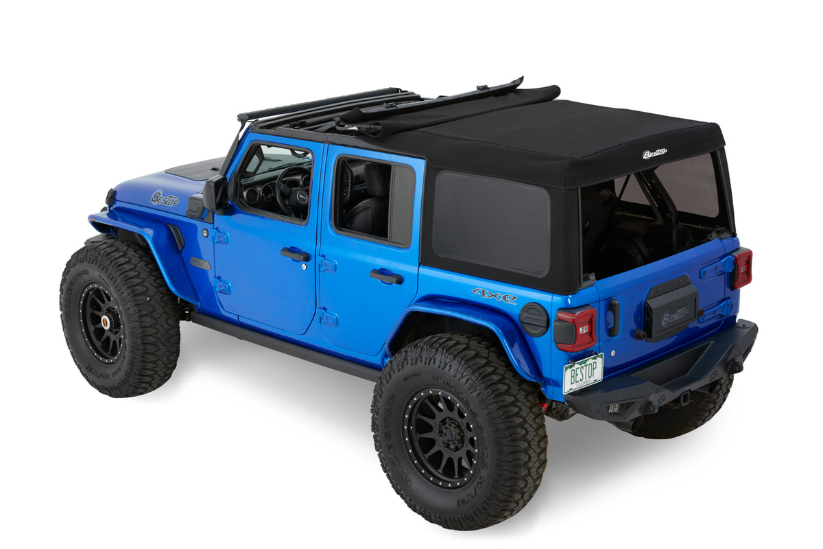 Supertop Jeep '18-26 Wrangler JL 4-Door Premium Black Twill Bestop