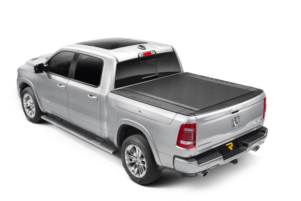 Lo Pro Tonneau Cover Black 2012-2018 (2019-2024 Classic) Ram 1500/2012-2025 2500/3500 6 Foot 4 Inch Bed with RamBox Truxedo