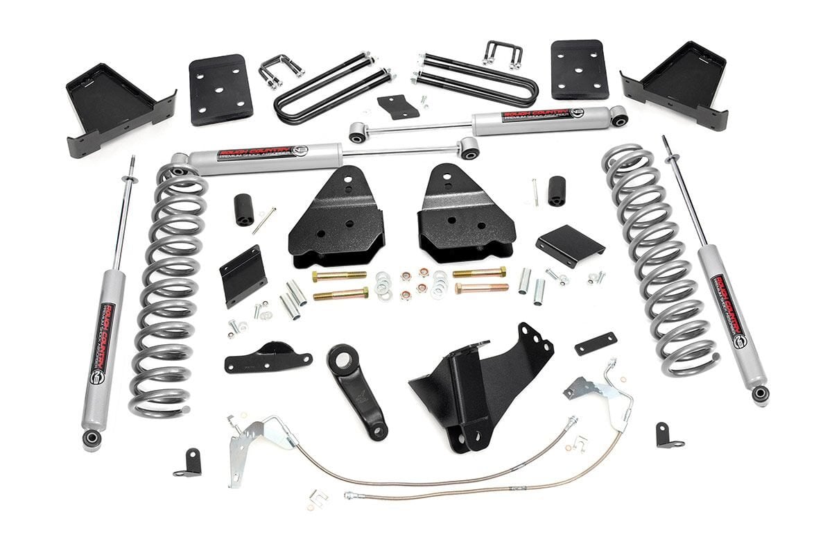 6 Inch Lift Kit Diesel OVLD Ford F-250 Super Duty 4WD (2015-2016) Rough Country