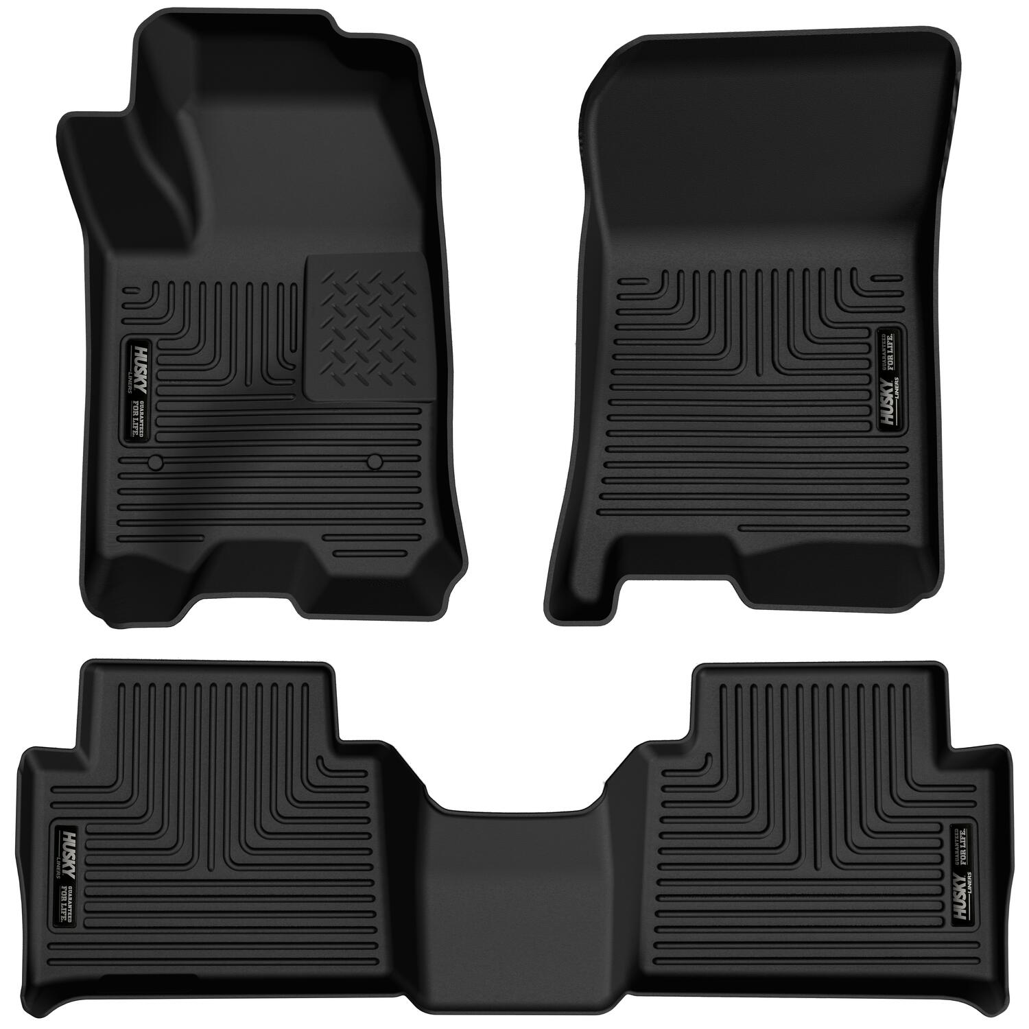 X-act Contour Front & 2nd Seat Floor Liners For 2023-2025 Colorado/Canyon Husky Liners