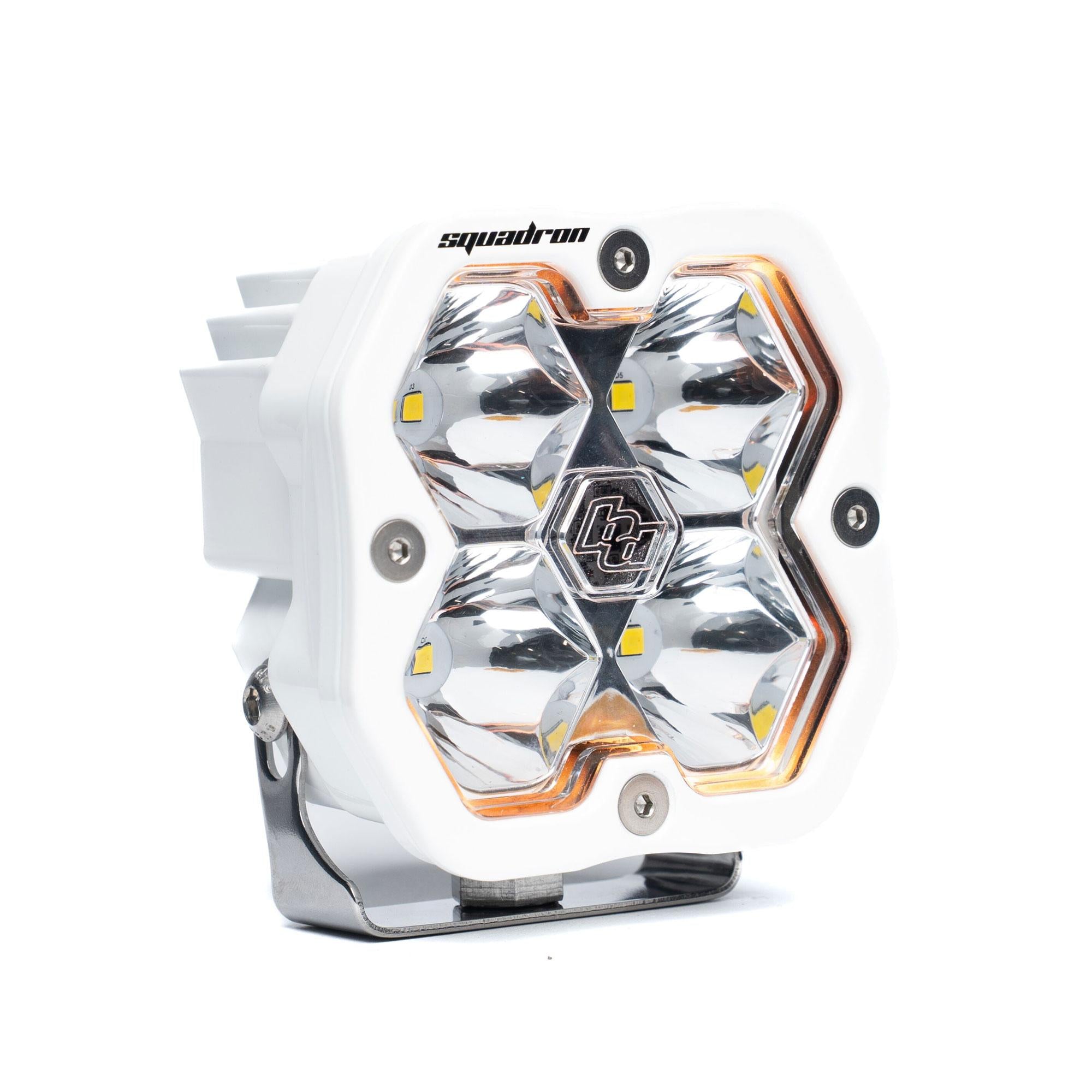 Squadron 2.0 Sport White LED Auxiliary Light Pod Universal Clear Baja Designs