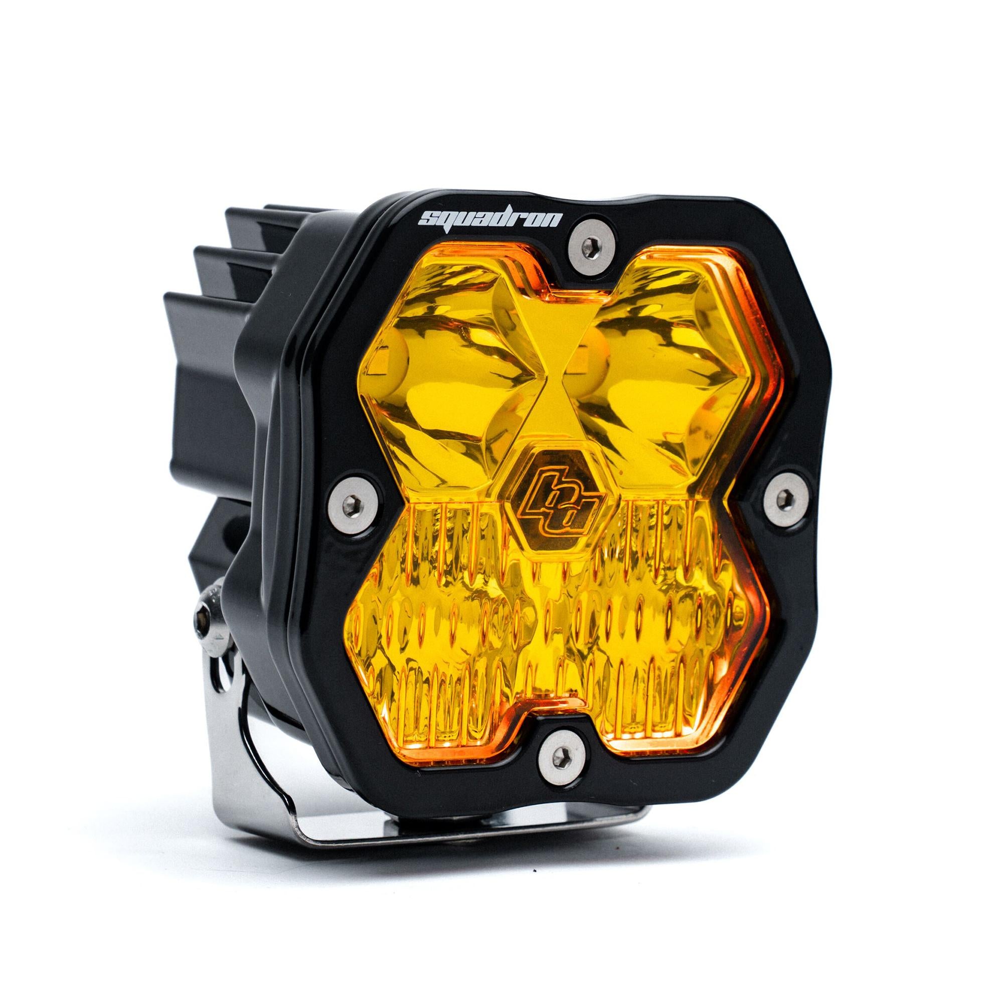 Squadron 2.0 Sport Black LED Auxiliary Light Pod Universal Baja Amber Driving/Combo Baja Designs
