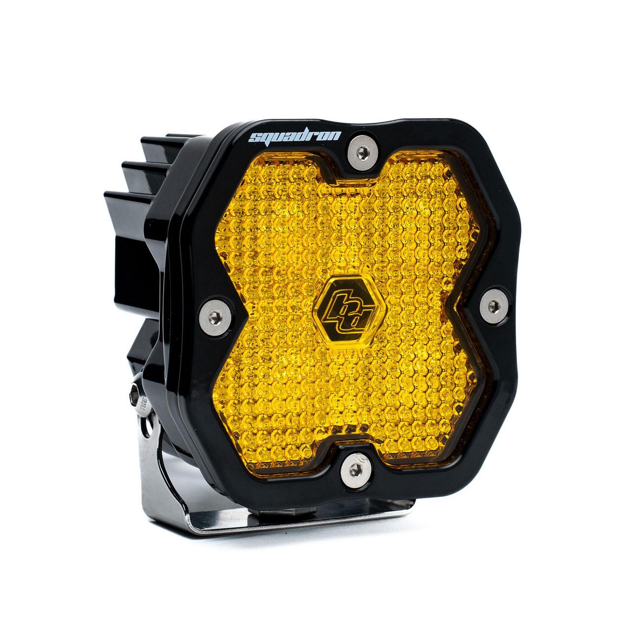 Squadron 2.0 Sport Black LED Auxiliary Light Pod Universal Baja Amber Baja Designs