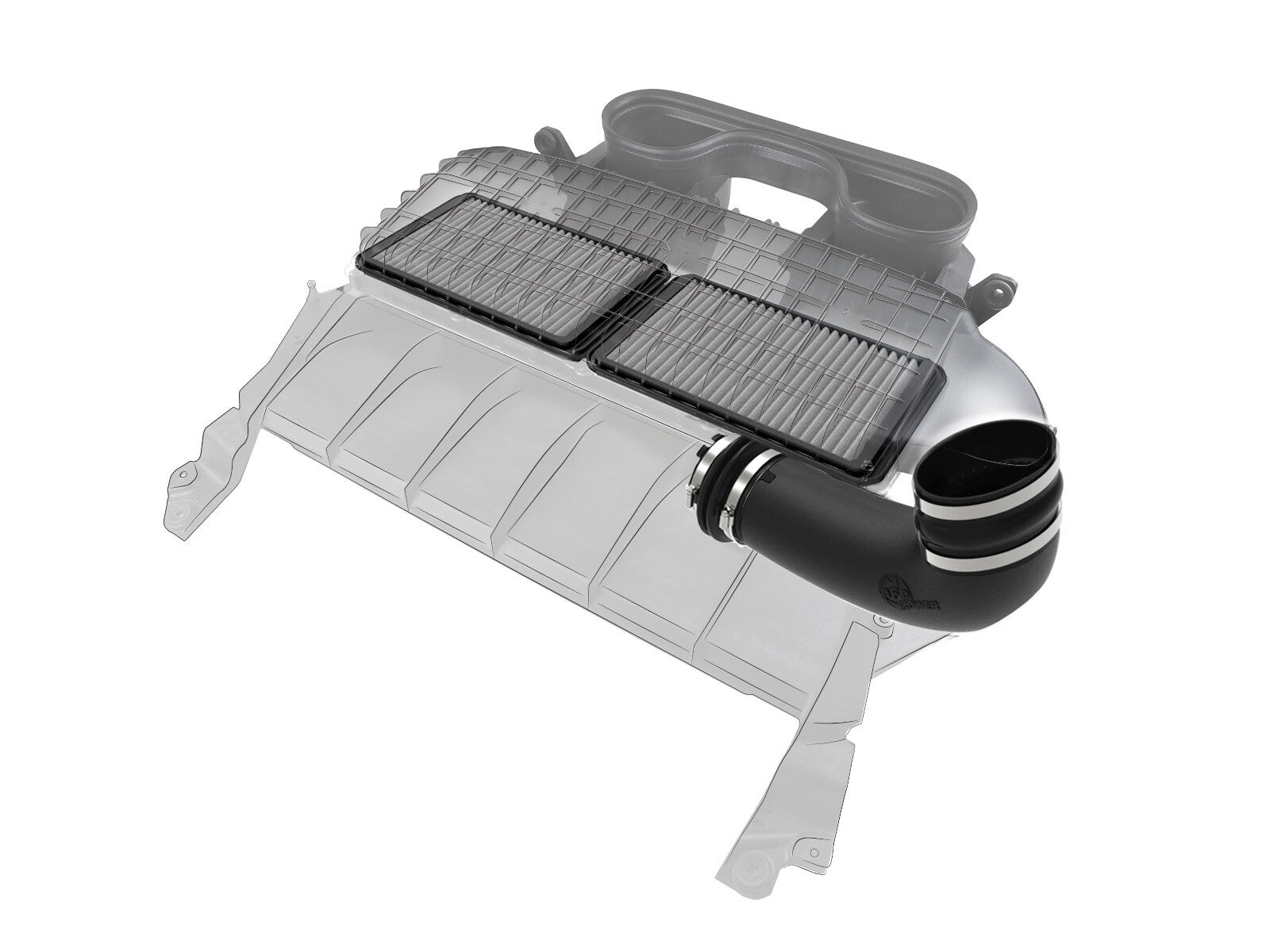 Super Stock Induction System w/ Pro Dry S Filter Ram 1500 Trx 21-24 V8-6.2L (sc) aFe Power