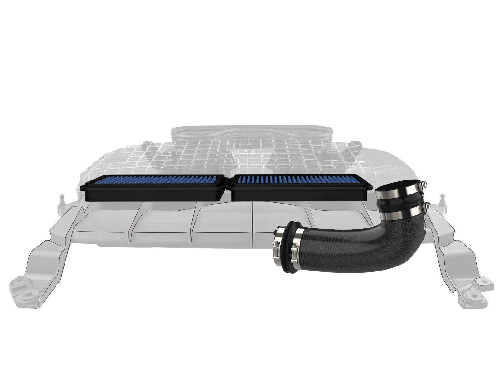 Super Stock Carbon Fiber Induction System w/ Pro 5R Filter Ram 1500 Trx 21-24 V8-6.2L (sc) aFe Power