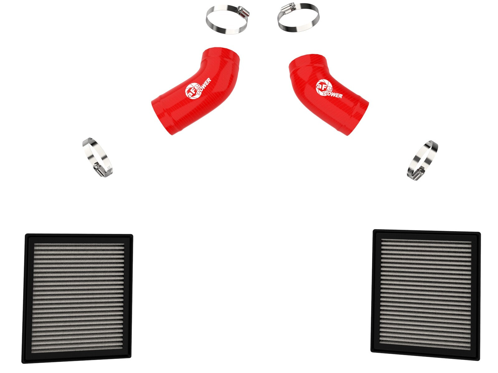 Super Stock Induction System Red w/ Pro Dry S Filter Toyota Tundra 22-26 V6-3.4L (tt) aFe Power