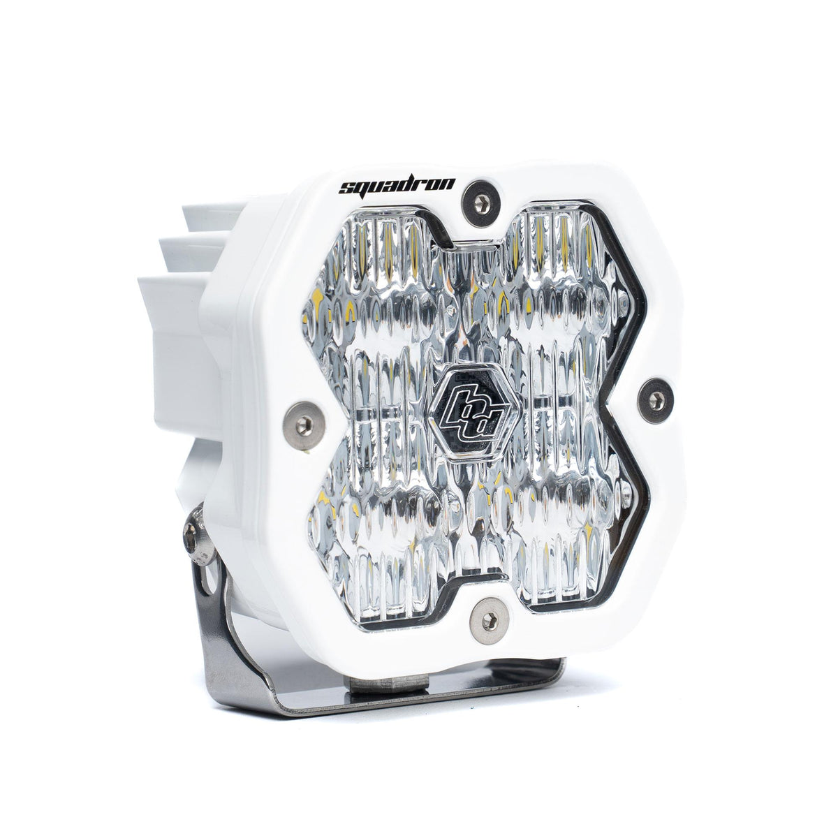Squadron 2.0 Sport White Flush Mount LED Auxiliary Light Pod Universal Clear Baja Designs