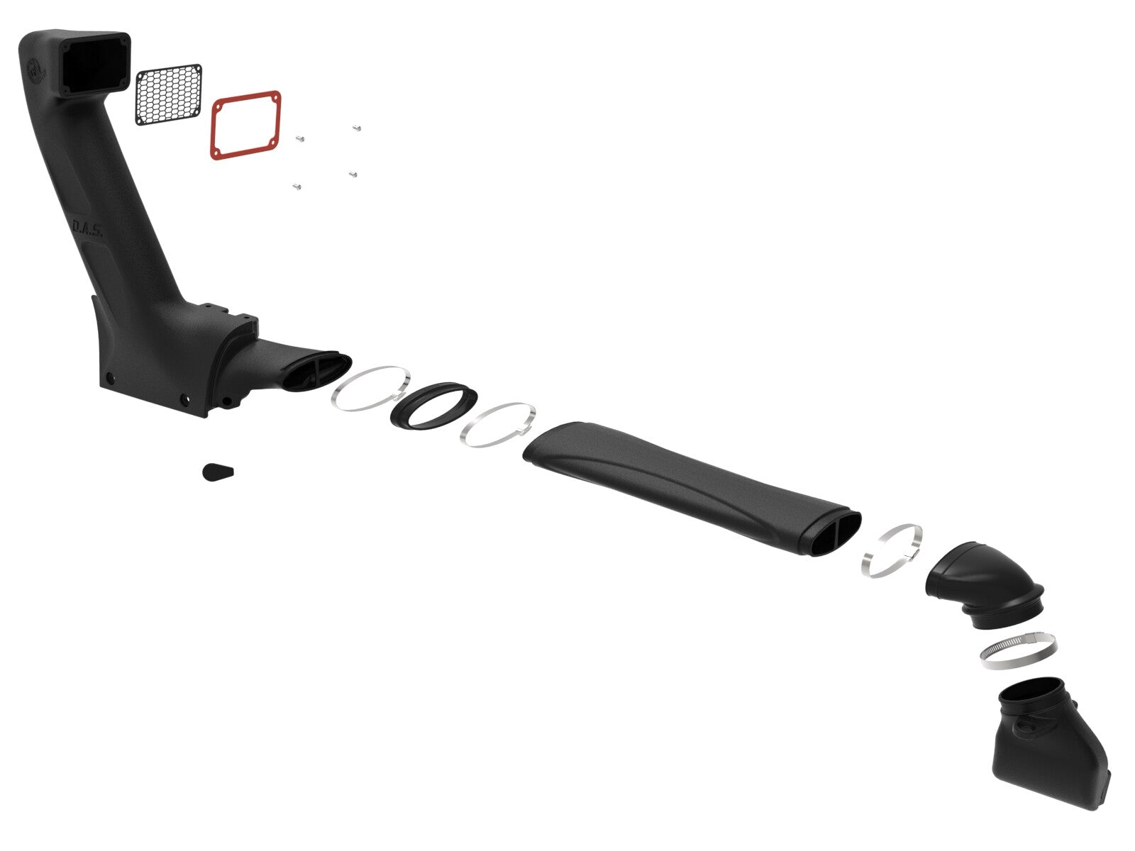 Dynamic Air Scoop D.A.S. Black Jeep Gladiator (Jt) Mojave 20-26 V6-3.6L aFe Power