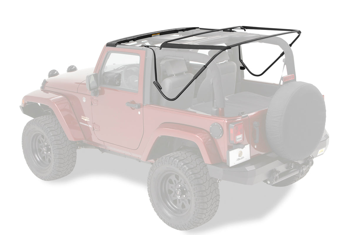 OE Style Replacement Bow & Frame Hardware Kit For Jeep 2010-2018 Wrangler JK 2 Door Bestop