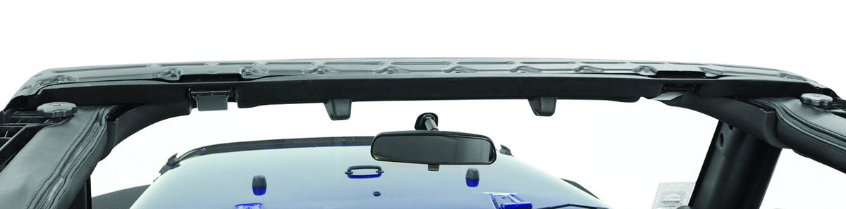 Windshield Channel For Jeep 2007-2018 Wrangler JK Black Bestop