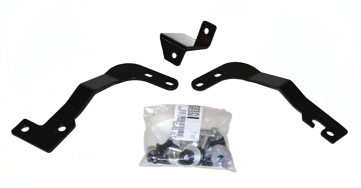 RC2 LR Bull Bar with Mounting Brackets & 20 Inch Light Bar Opening Textured Black 2014-2015 Silverado 1500 Go Rhino