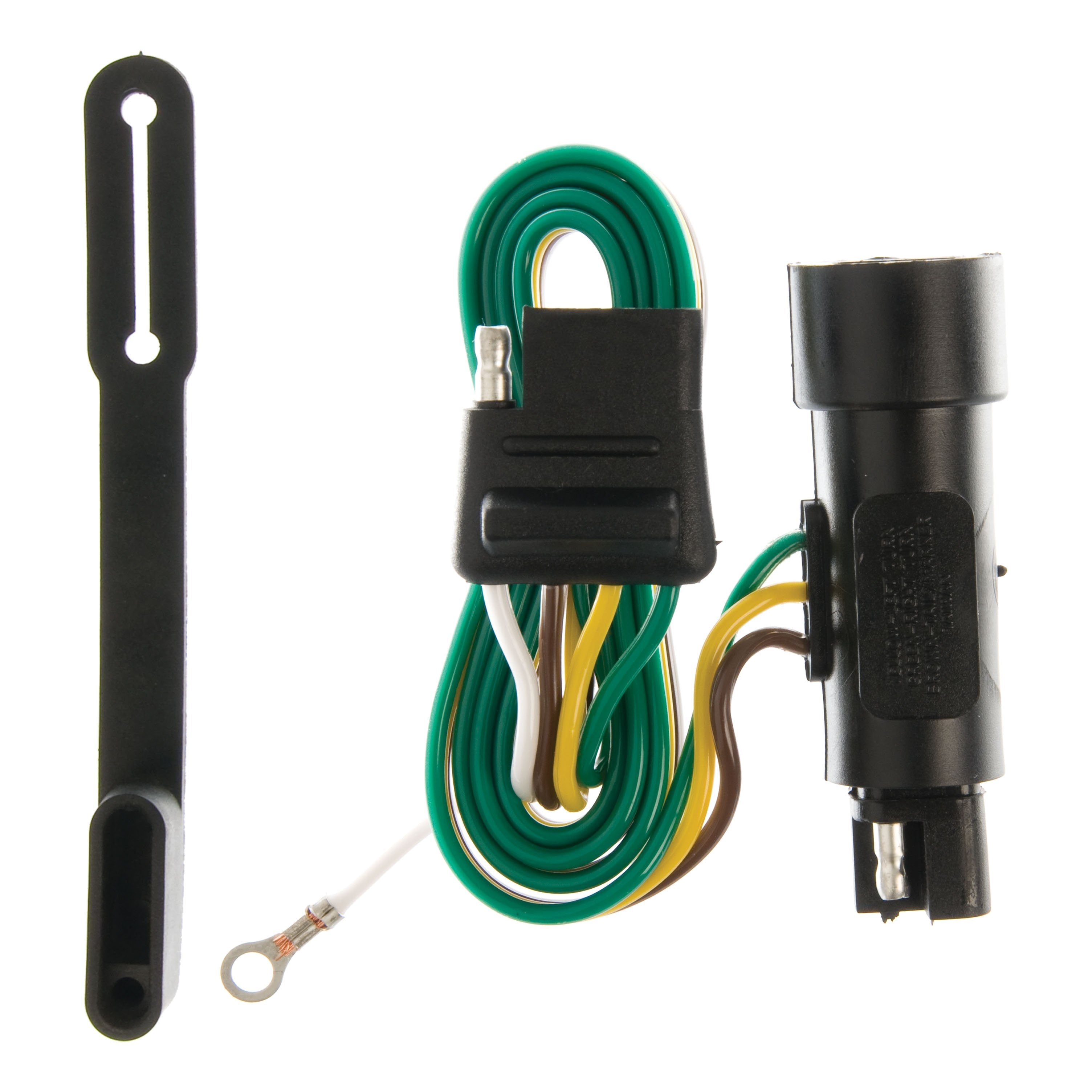 CURT Vehicle-Side Custom 4-Pin Trailer Wiring Harness, Fits Select Ford F-150, F-250, F-350 Model 55301