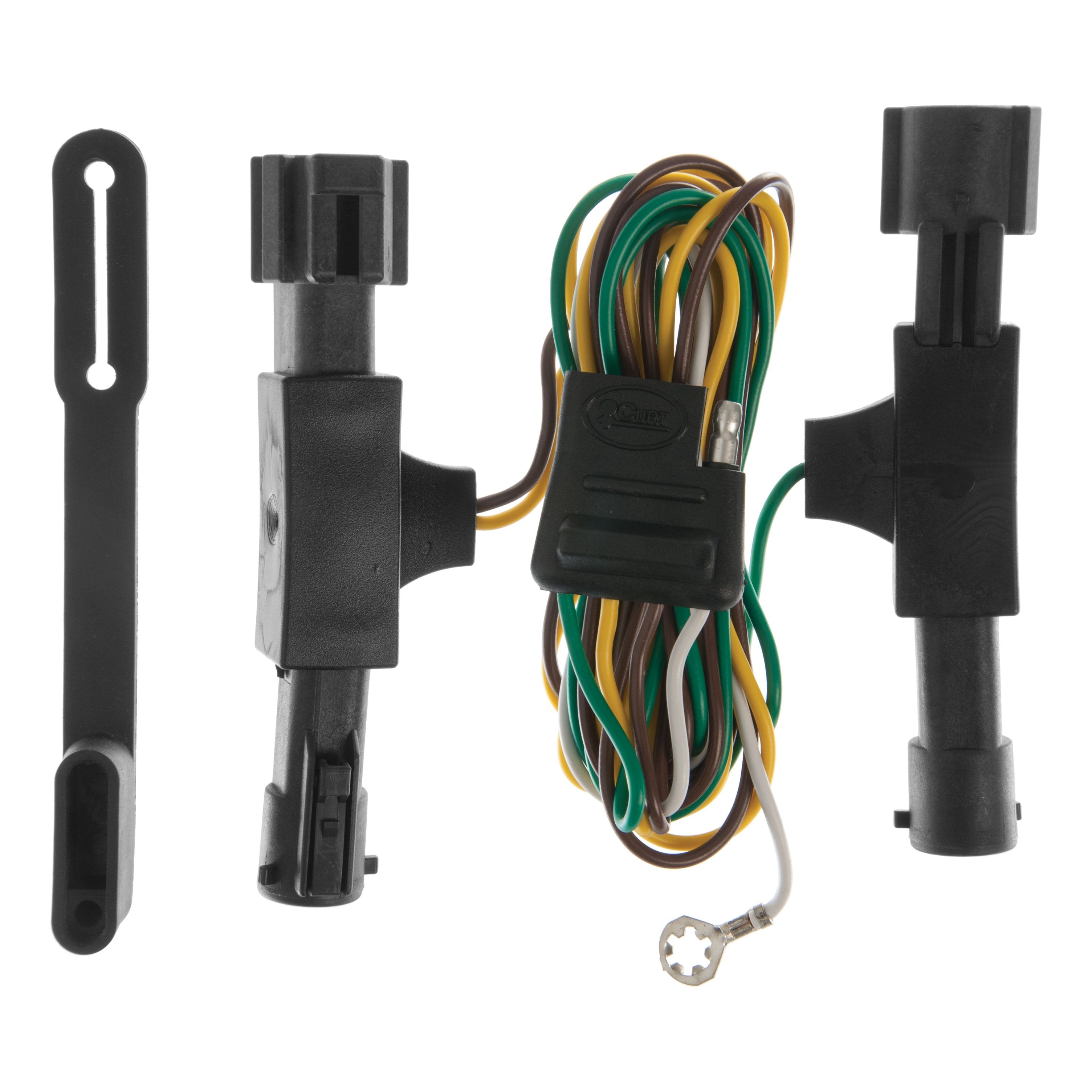CURT Vehicle-Side Custom 4-Pin Trailer Wiring Harness, Fits Select Ford Bronco Model 55350