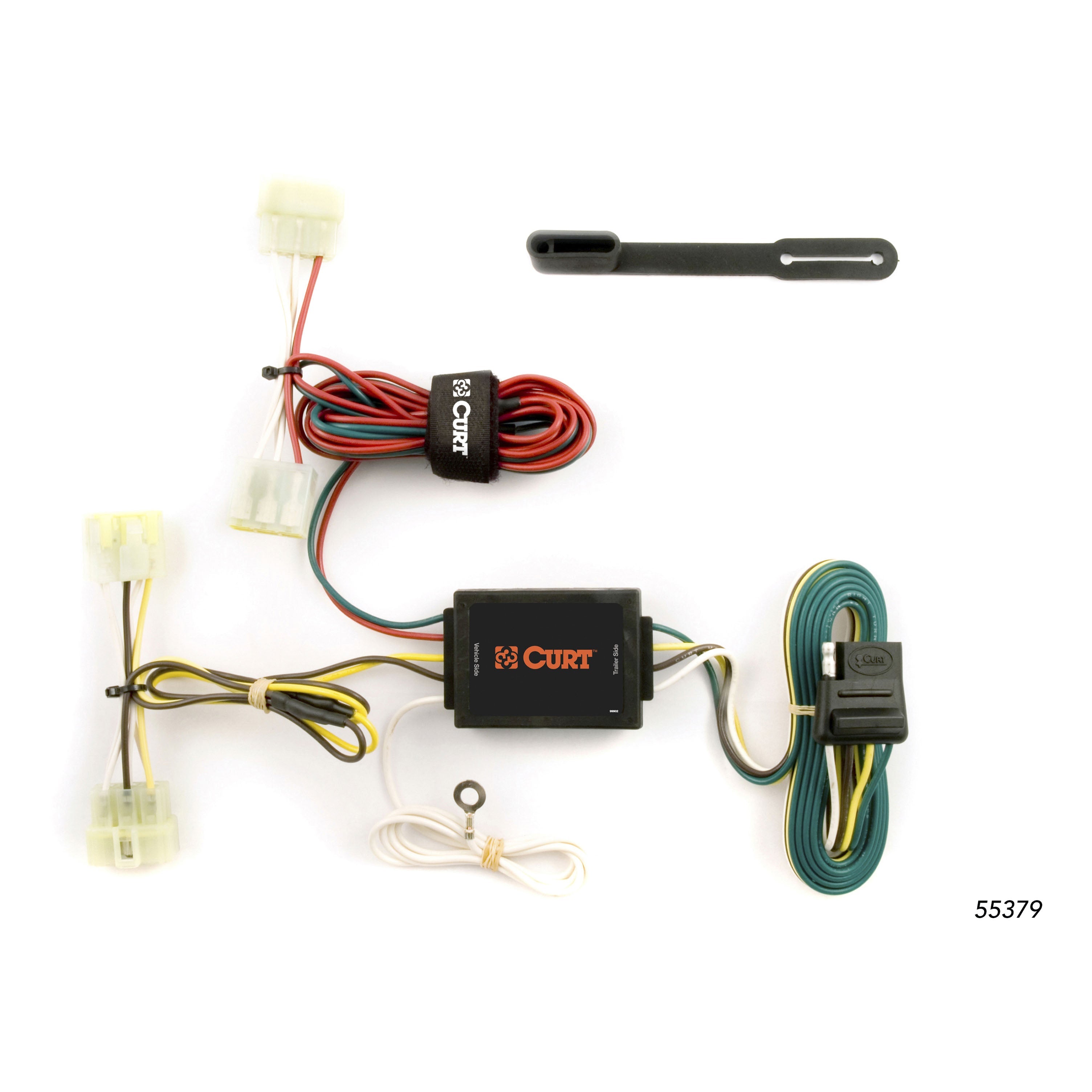 CURT Vehicle-Side Custom 4-Pin Trailer Wiring Harness, Fits Select Toyota Pickup, Tacoma Model 55379
