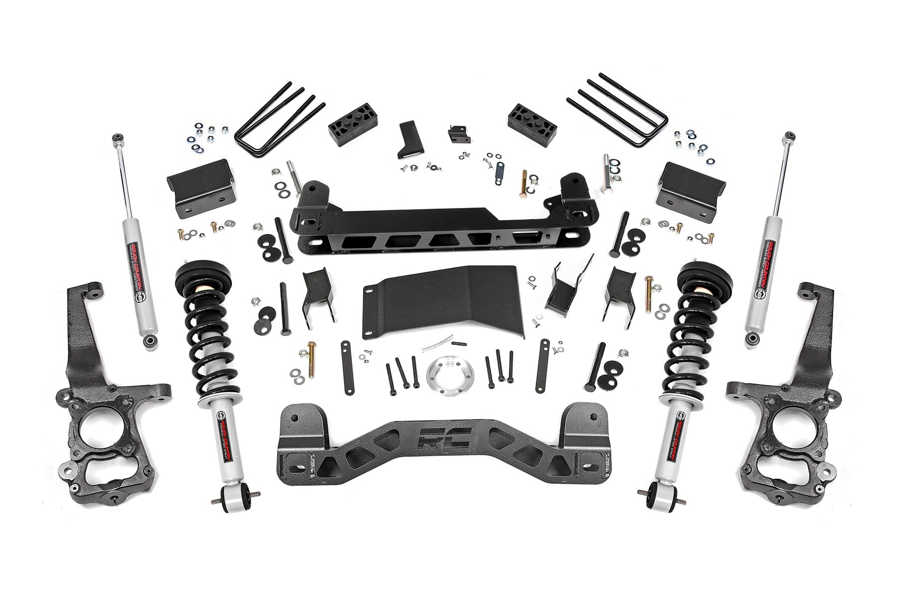 4 Inch Lift Kit N3 Struts Ford F-150 4WD (2015-2020) Rough Country