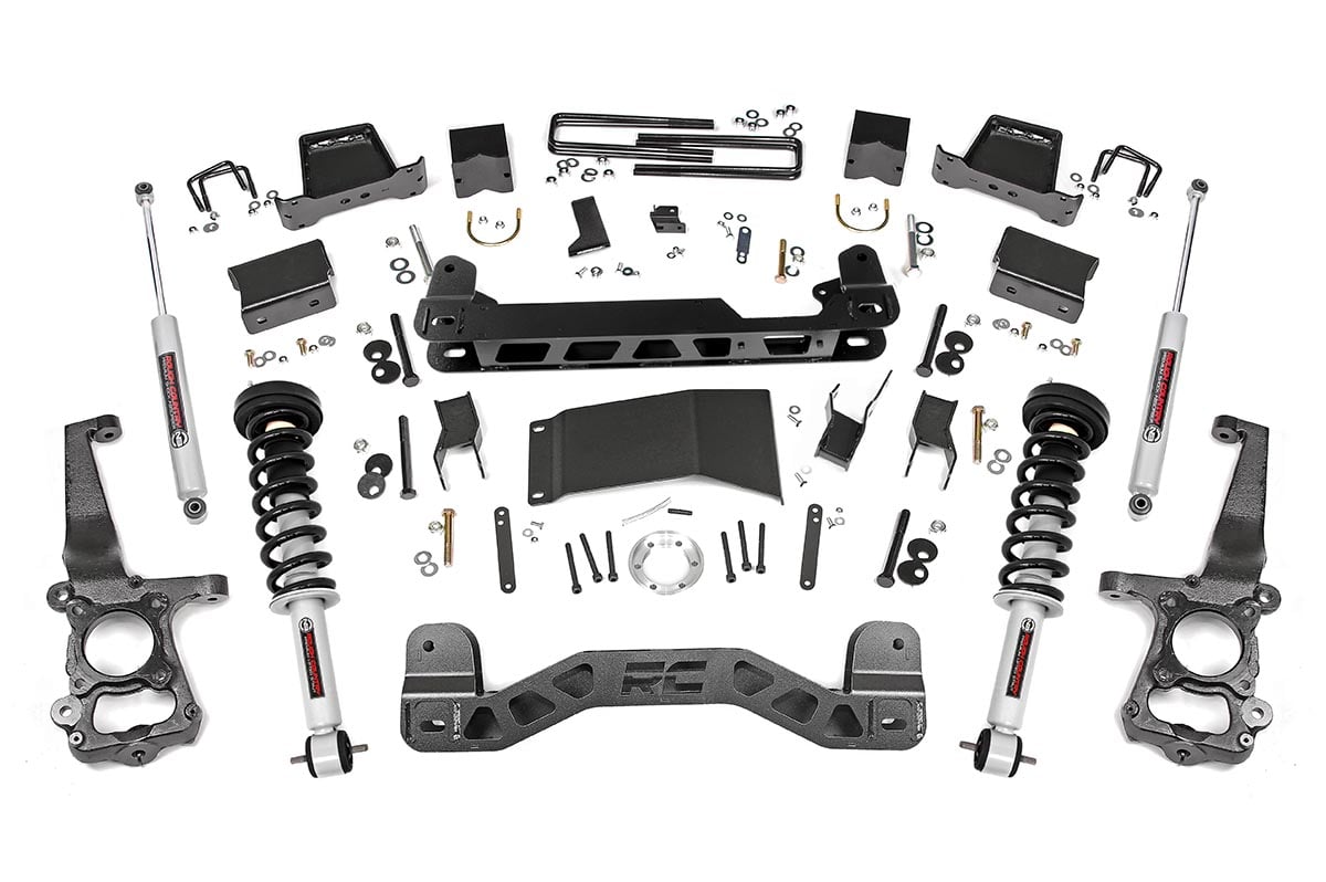 6 Inch Lift Kit N3 Struts Ford F-150 4WD (2015-2020) Rough Country