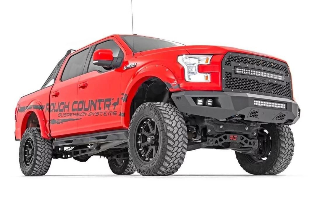 6 Inch Suspension Lift Kit w/V2 Shocks 15-20 F-150 4WD Rough Country