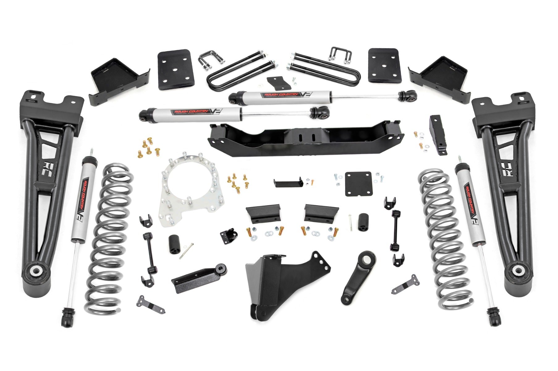 6 Inch Lift Kit Radius Arm No OVLD V2 Ford F-250/F-350 Super Duty (17-22) Rough Country