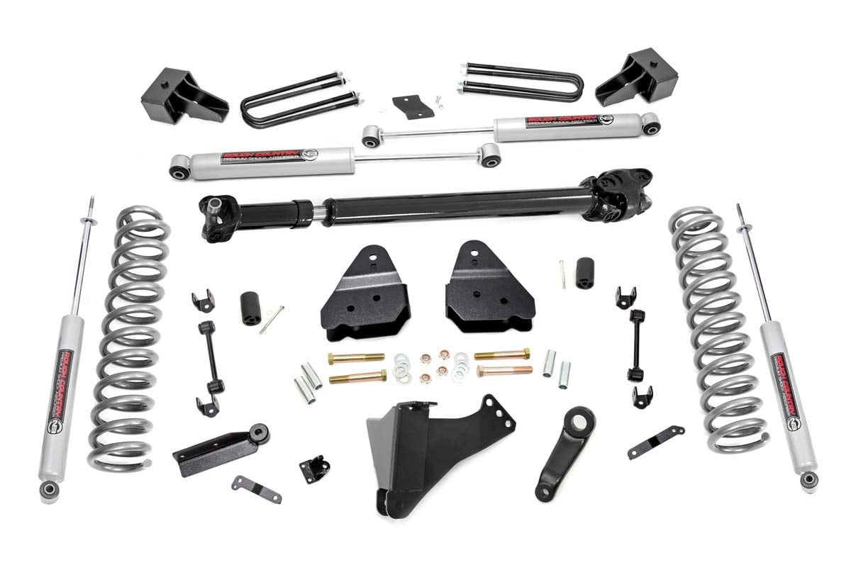 4.5 Inch Lift Kit DRW FR Drive Shaft Ford F-350 Super Duty 4WD (17-22) Rough Country
