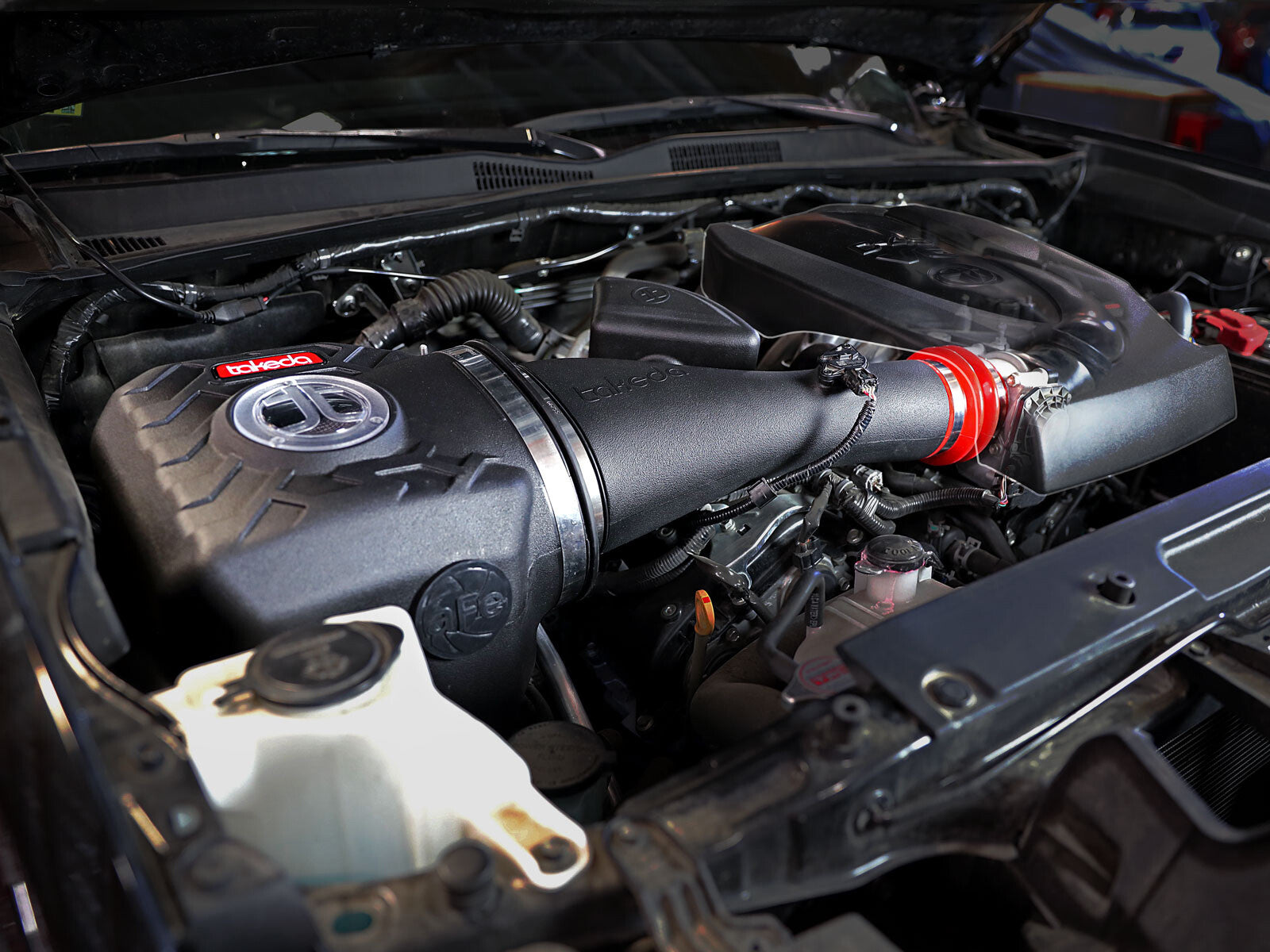 Takeda Momentum Cold Air Intake System w/ Pro Dry S Filter Toyota Tacoma 16-23 V6-3.5L aFe Power
