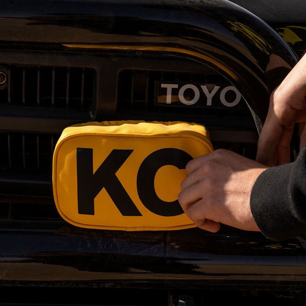 Head Light Cover 5x7 Inch Yellow KC Soft Pair KC HiLiTES