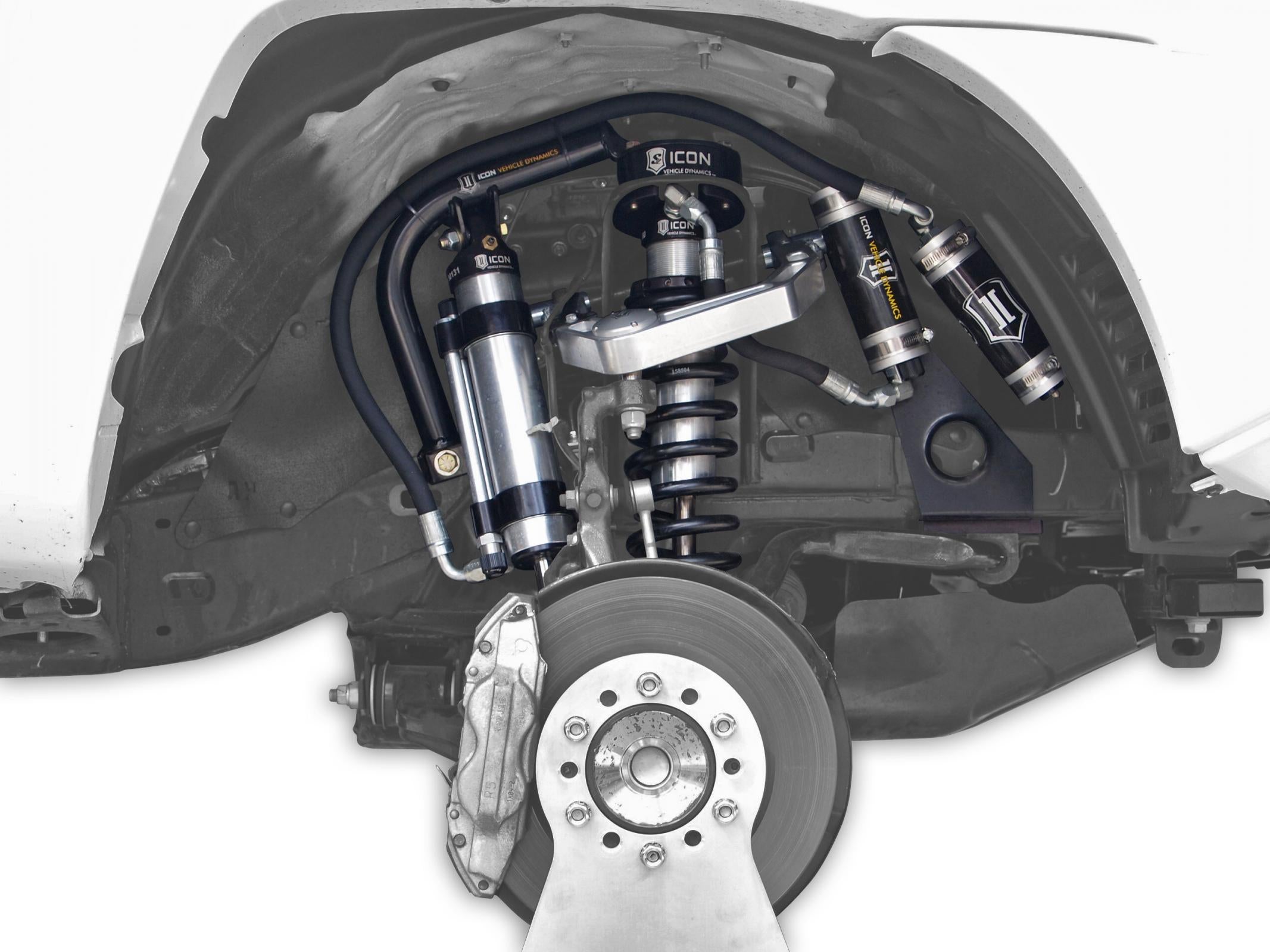 2007-2014 Toyota FJ Cruiser/2003-2024 Toyota 4Rrunner/2005-2023 Toyota Tacoma S2 Shock Hoop Kit Icon Vehicle Dynamics