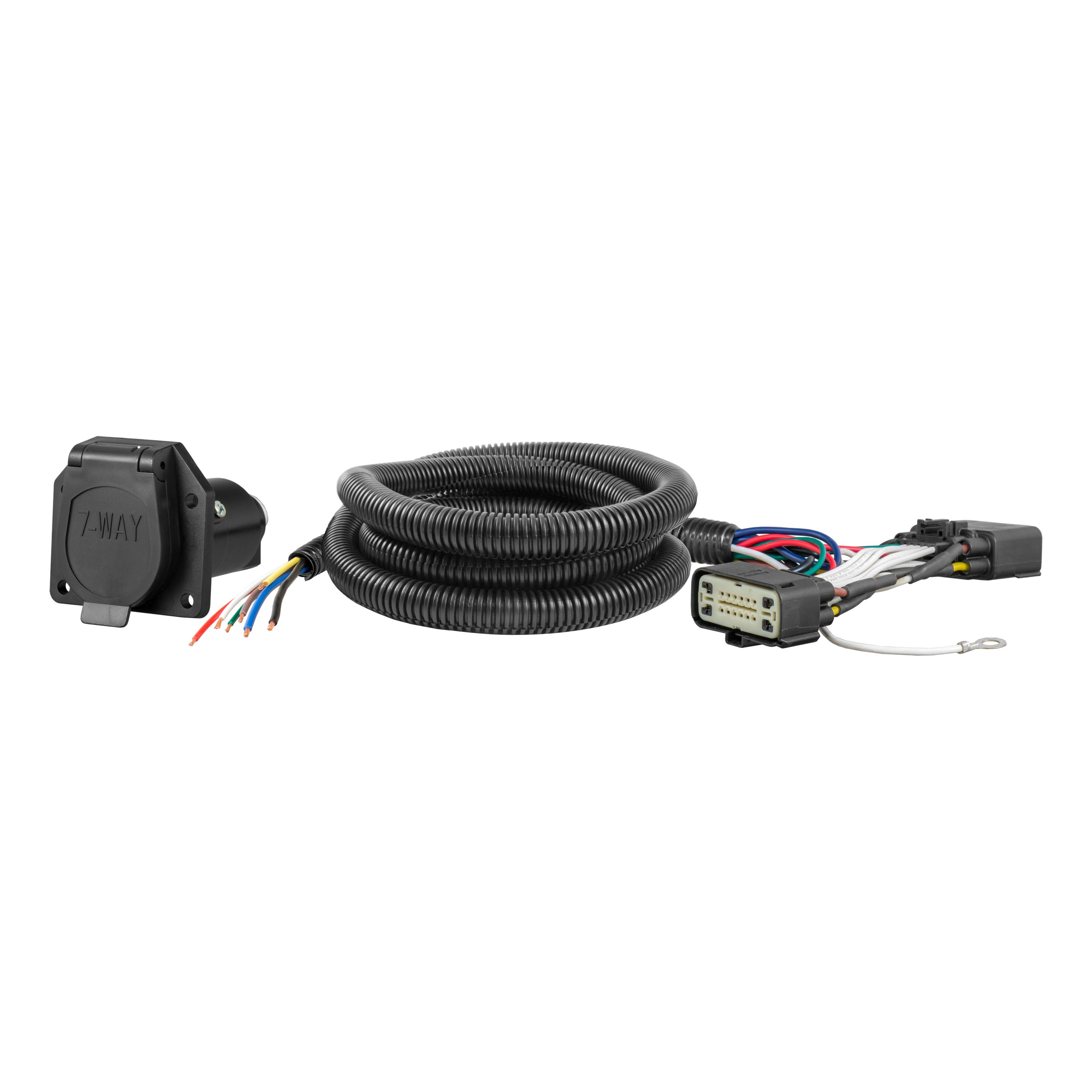 CURT Vehicle-Side Custom RV Blade 7-Pin Trailer Wiring Harness, Fits Select Ford Explorer Model 56278