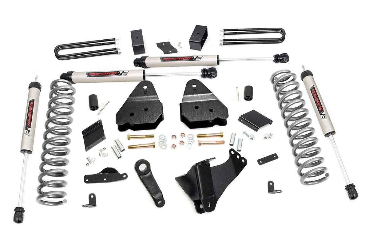 4.5 Inch Lift Kit OVLD V2 Ford F-250 Super Duty 4WD (2011-2014) Rough Country