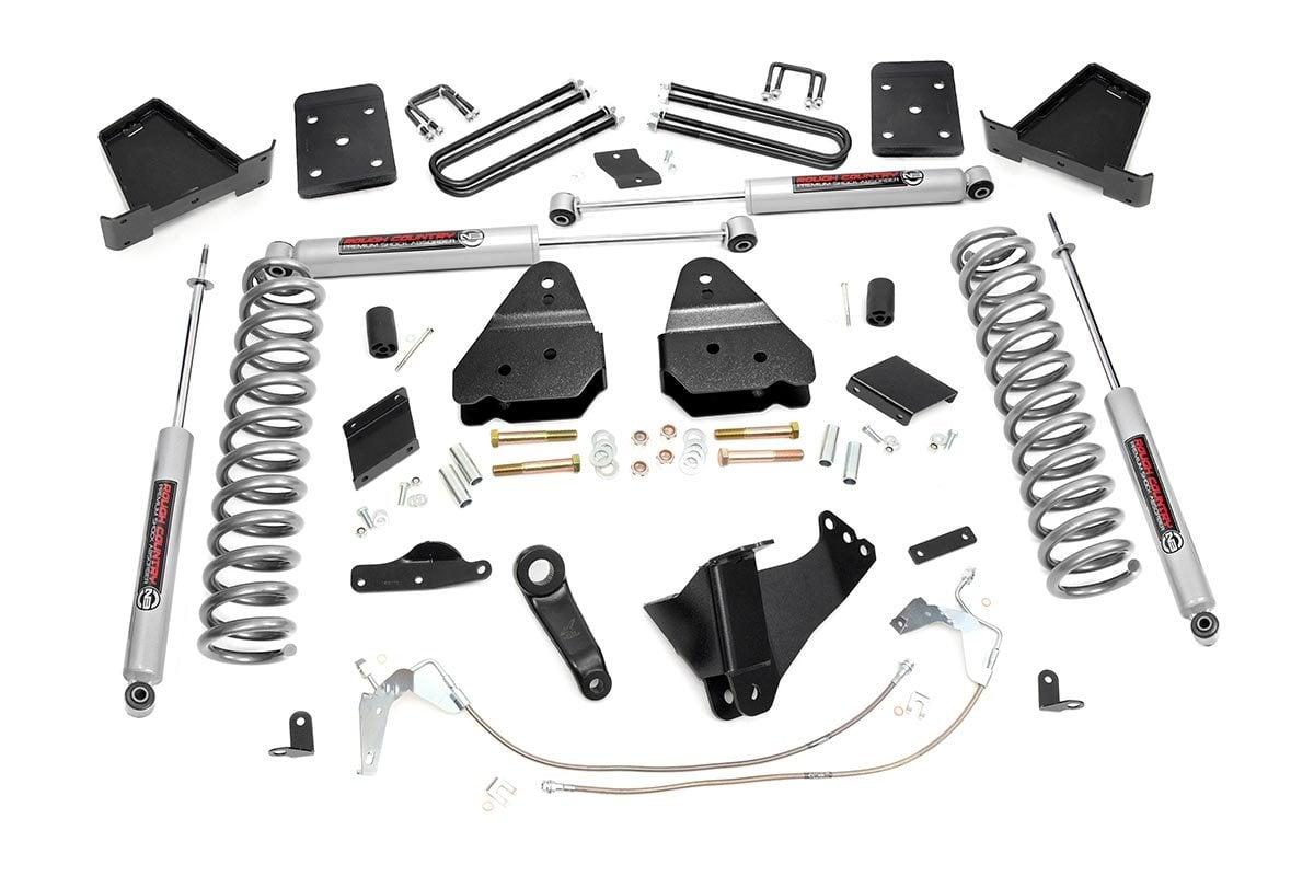 6 Inch Lift Kit Diesel OVLD Ford F-250 Super Duty 4WD (2011-2014) Rough Country