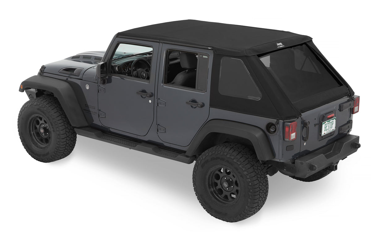 Jeep Trektop - Jeep 07-18 Wrangler JK 4-Door (Black Diamond) Bestop
