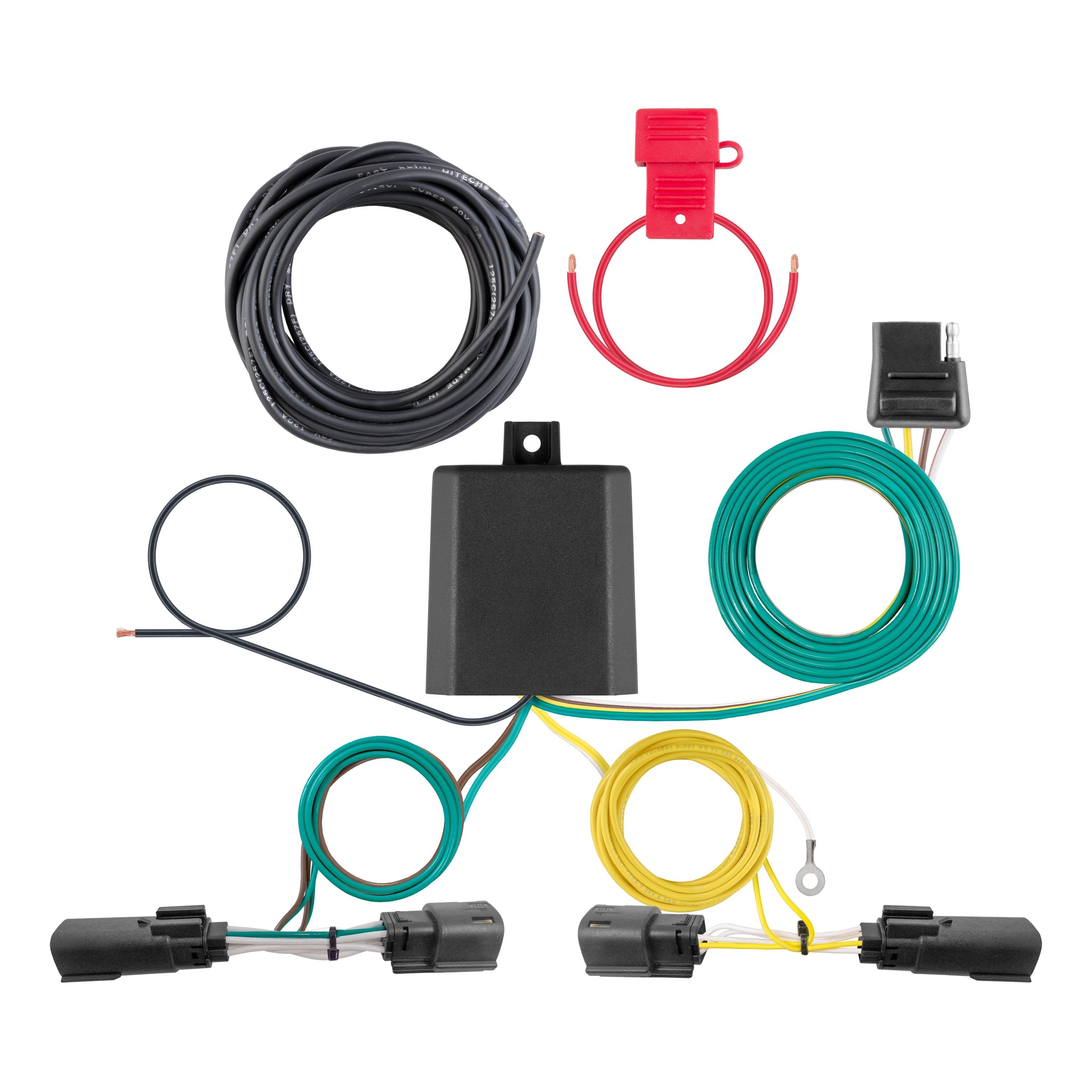 CURT Vehicle-Side Custom 4-Pin Trailer Wiring Harness, Fits Select Jeep Grand Cherokee, L Model 56473