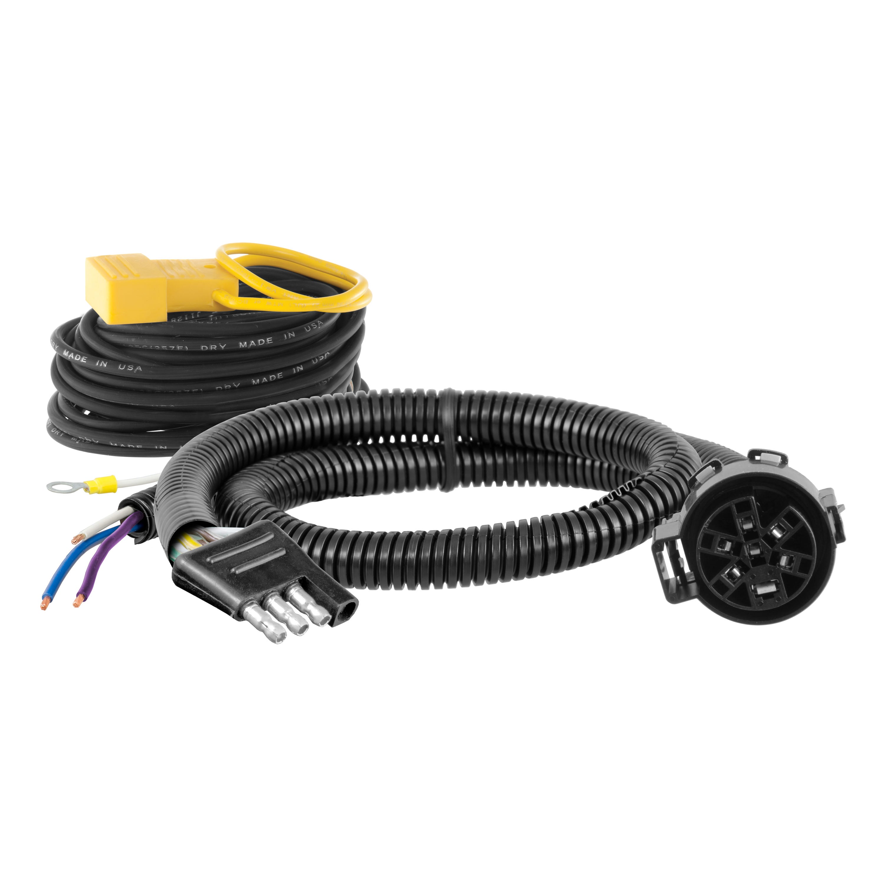 CURT 4-Way Flat Vehicle-Side to USCAR Wiring Adapter Model 56476