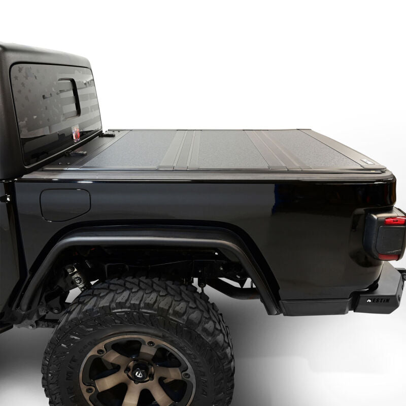 Westin 20-26 Jeep Gladiator JT 4WD 5ft. Bed Hard Tri-Fold Tonneau Cover - Black