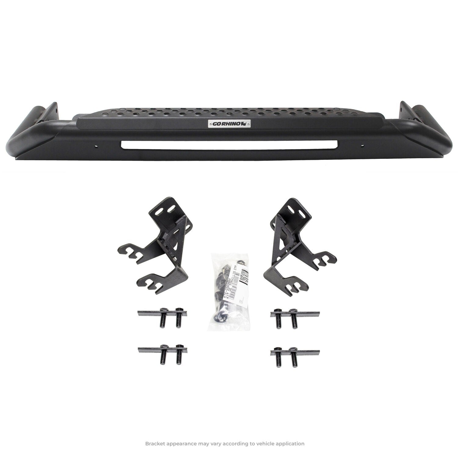 RC3 LR with Mounting Brackets Textured Black 2016-2023 Toyota Tacoma Go Rhino