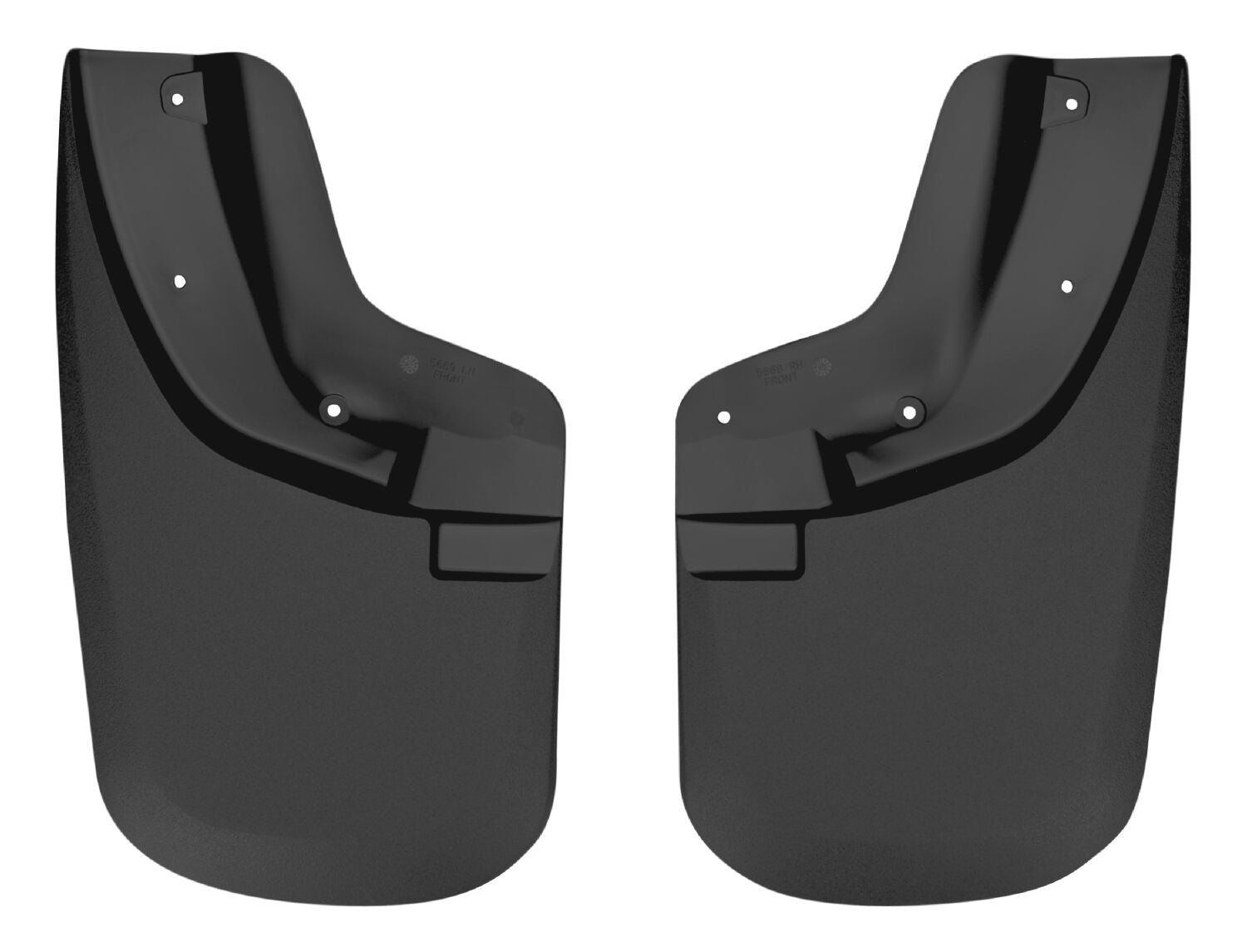 Custom Mud Guards Front Mud Guards For 2011-2016 F-250/F-350 Super Duty Fits models with factory fender flares Husky Liners